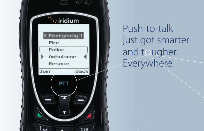 Iridium Push to talk